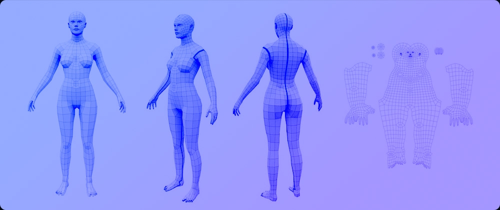 虚拟数字人建模流程体系